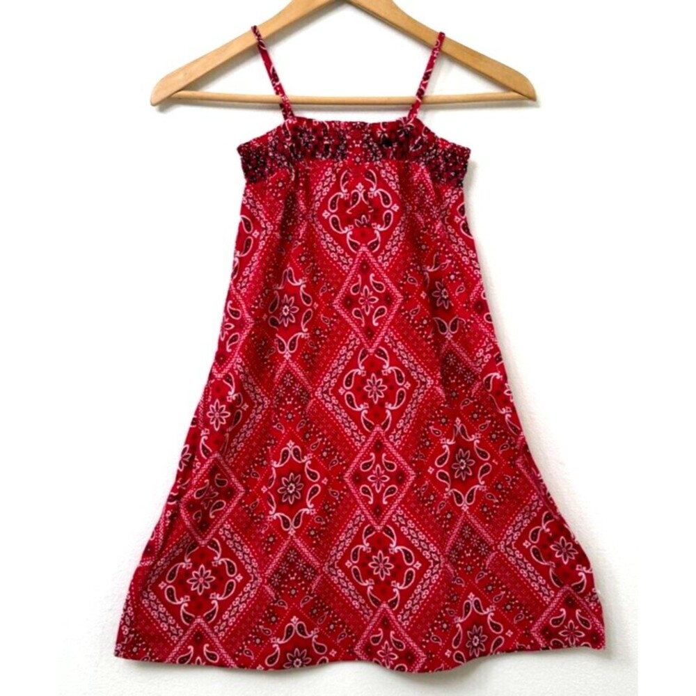 The Children's Place Americana Red Bandana Dress Girl's Size 7/8 Medium